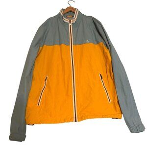 Original Penguin by Munsingwear Men’s Colorblock Jacket Blue Yellow Size L